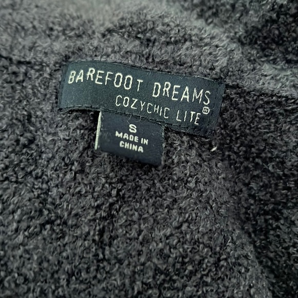 ✅Barefoot Dreams CozyChic Lite color in Carbon Blazer Cardigan - Picture 15 of 15